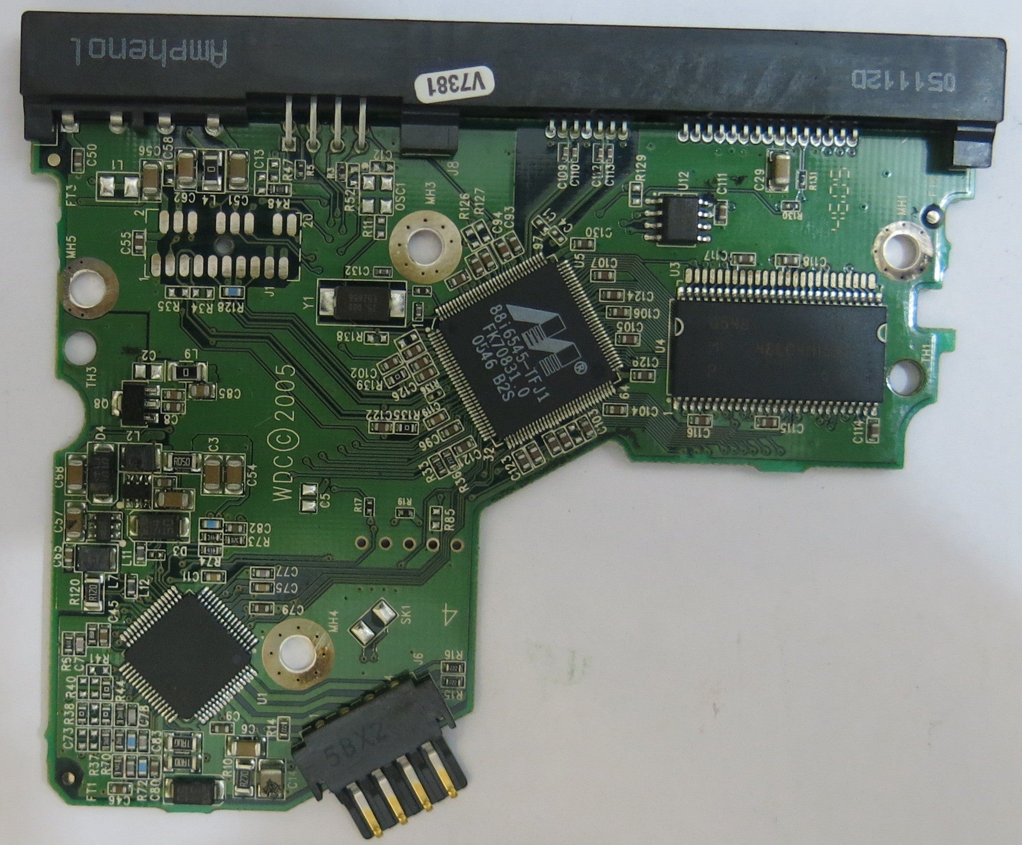 WESTERN DIGITAL WD800JD-75MSA1 2060-701335-005 REV A PCB