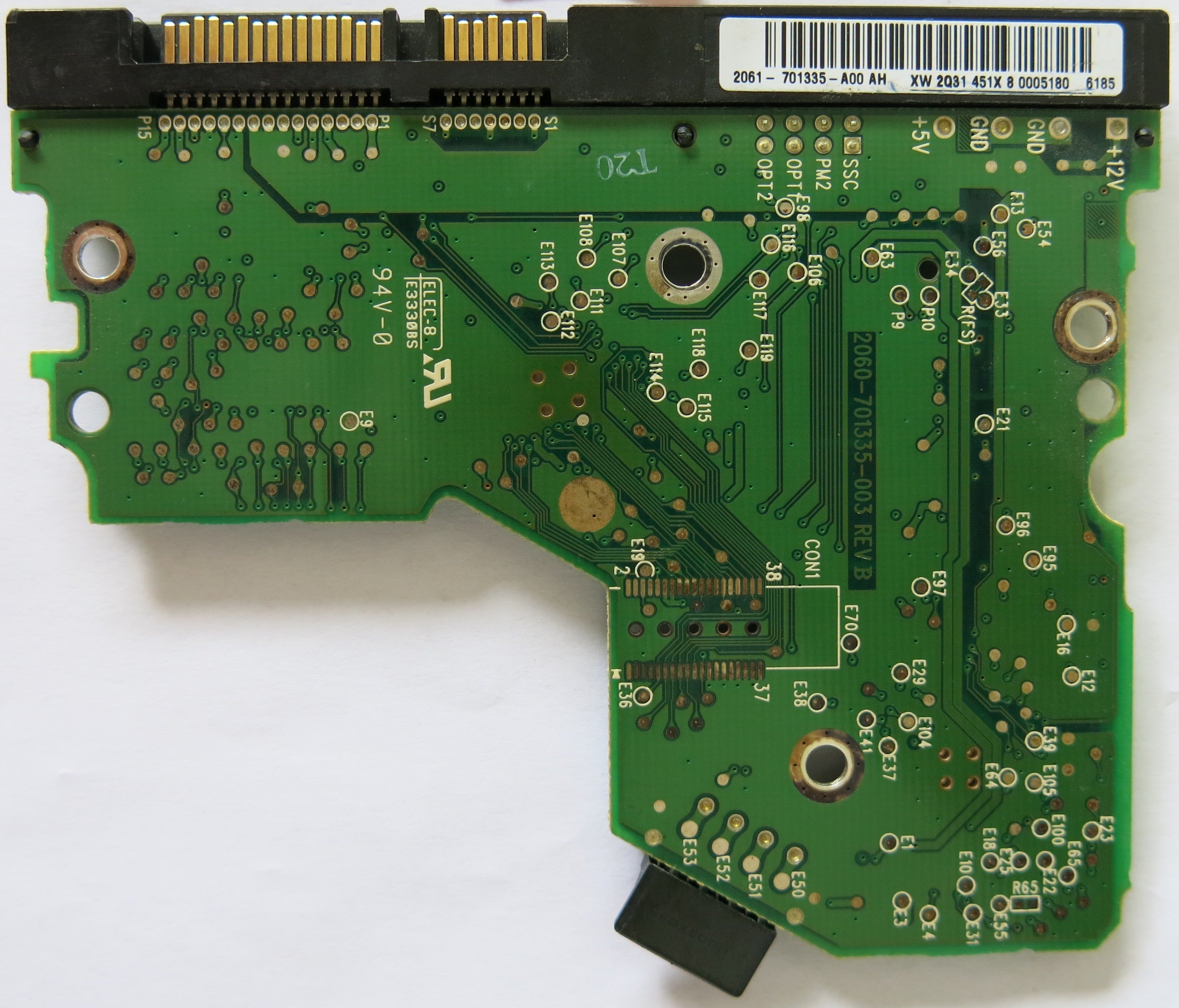 WESTERN DIGITAL WD800JD-75MSA1 PCB 2060-701335-003 REV B