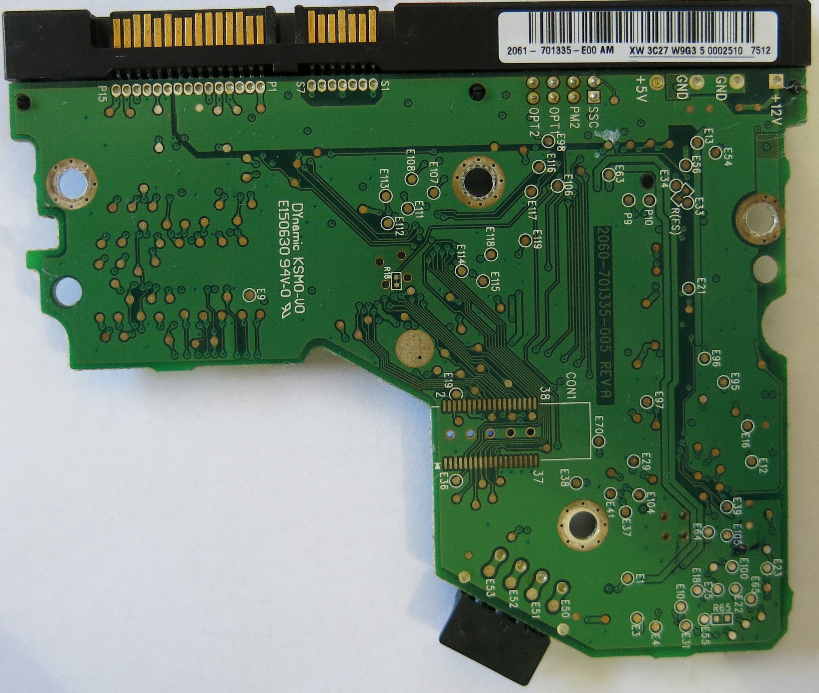 WESTERN DIGITAL WD800JD-75MSA3 2060-701335-005 REV A PCB