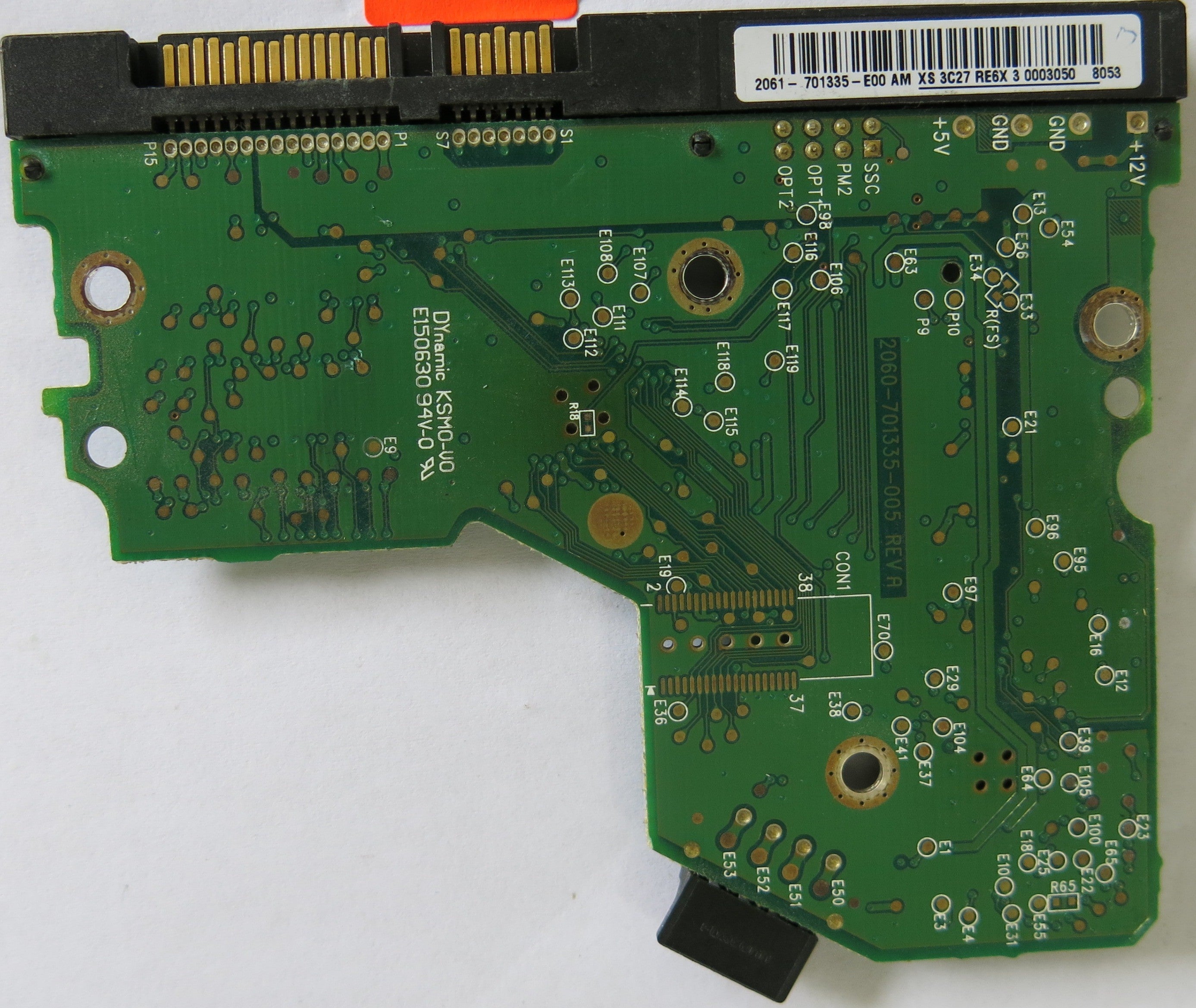 WESTERN DIGITAL WD800JD-75MSA3 2060-701335-005 REV A PCB