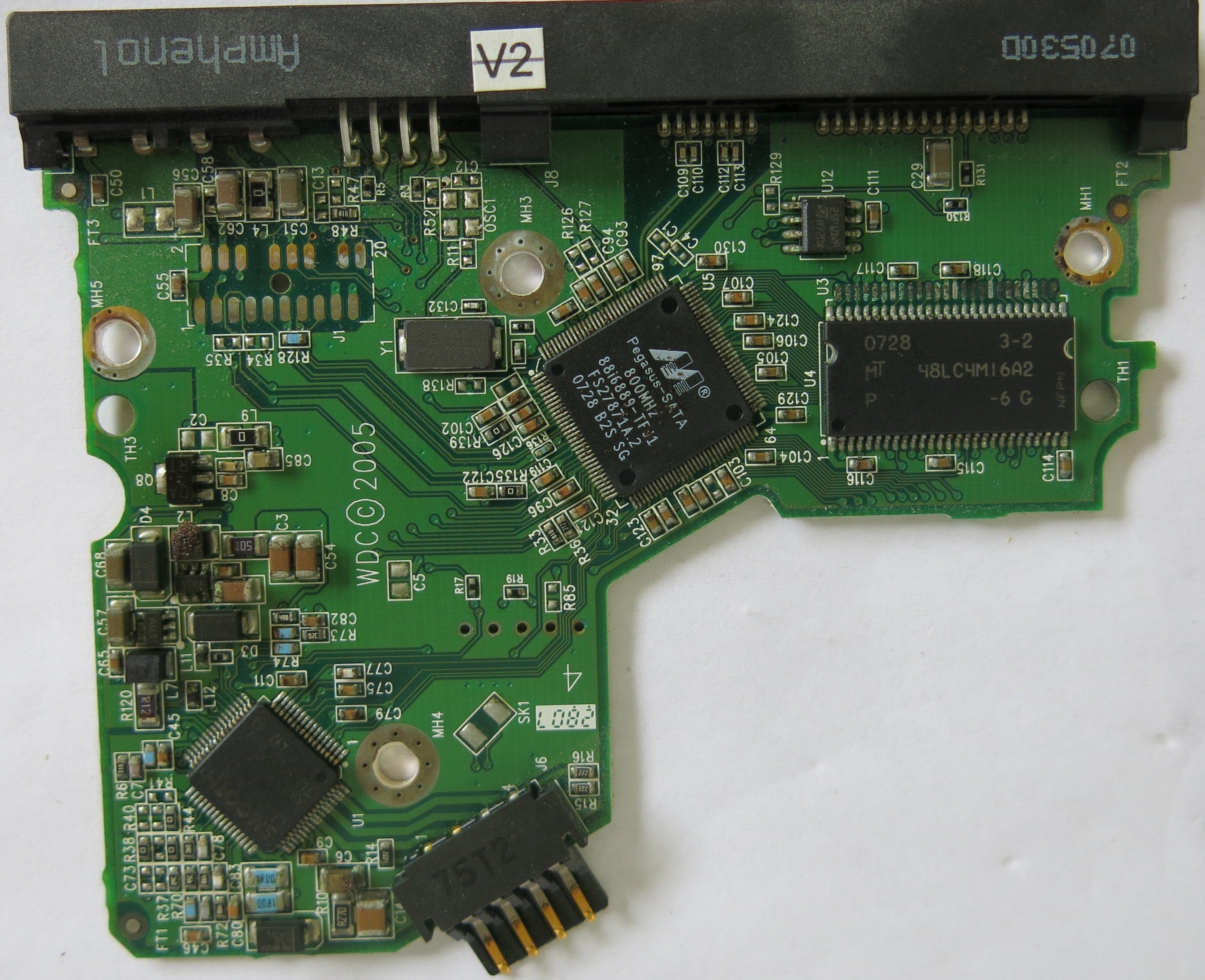WESTERN DIGITAL WD800JD-75MSA3 2060-701335-005 REV A PCB