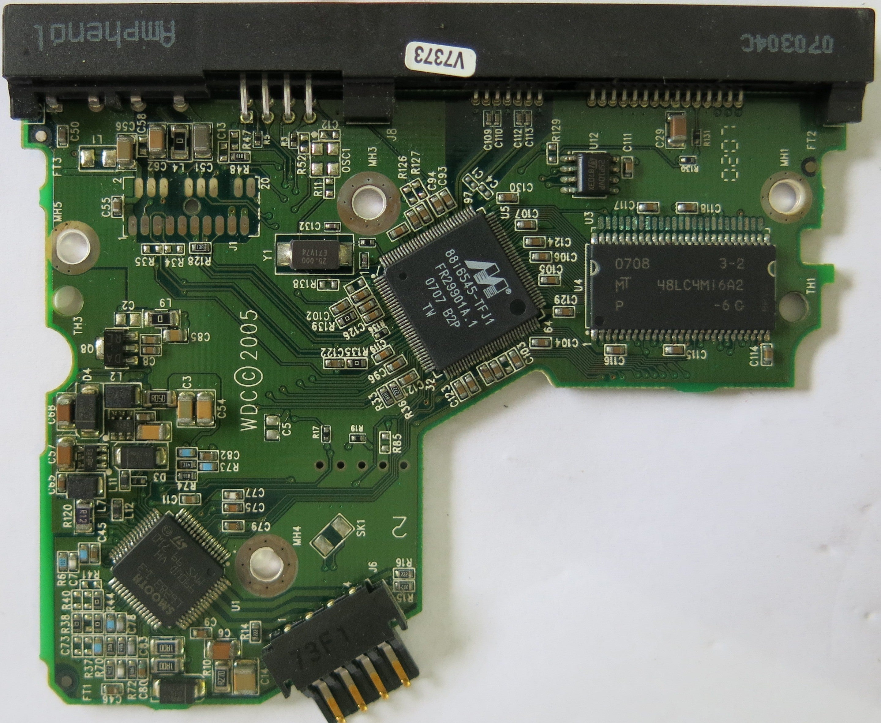 WESTERN DIGITAL WD800JD-75MSA3 2060-701335-005 REV A PCB