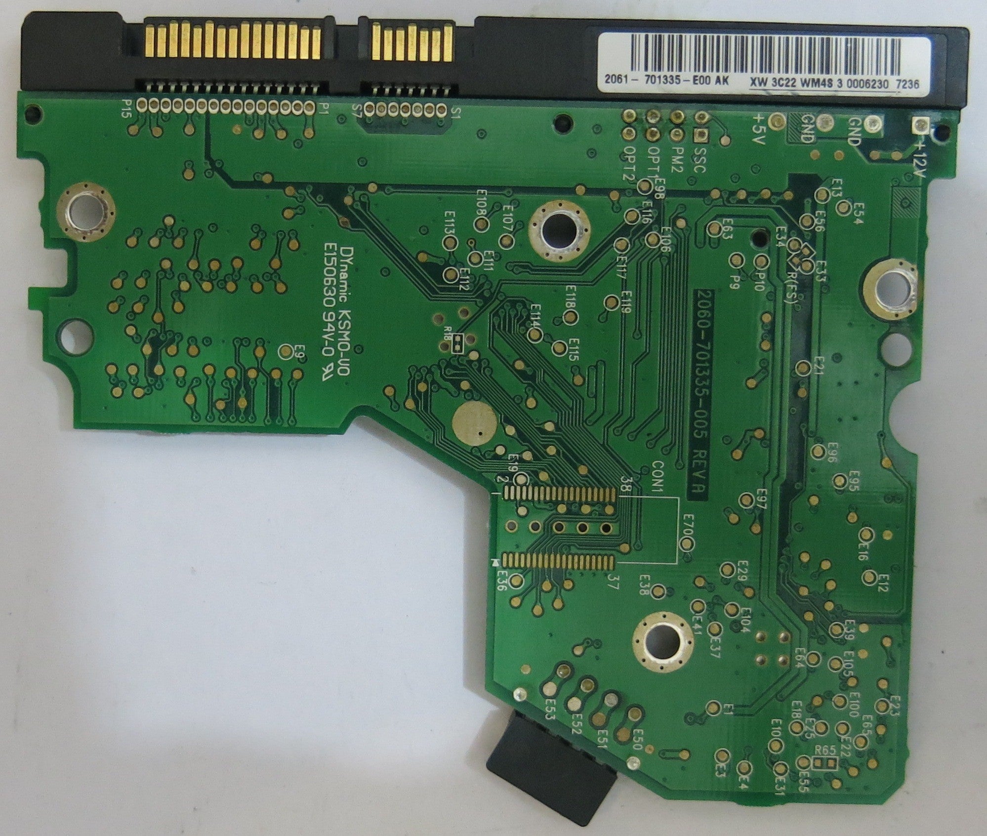 WESTERN DIGITAL WD800JD-75MSA3 2060-701335-005 REV A PCB
