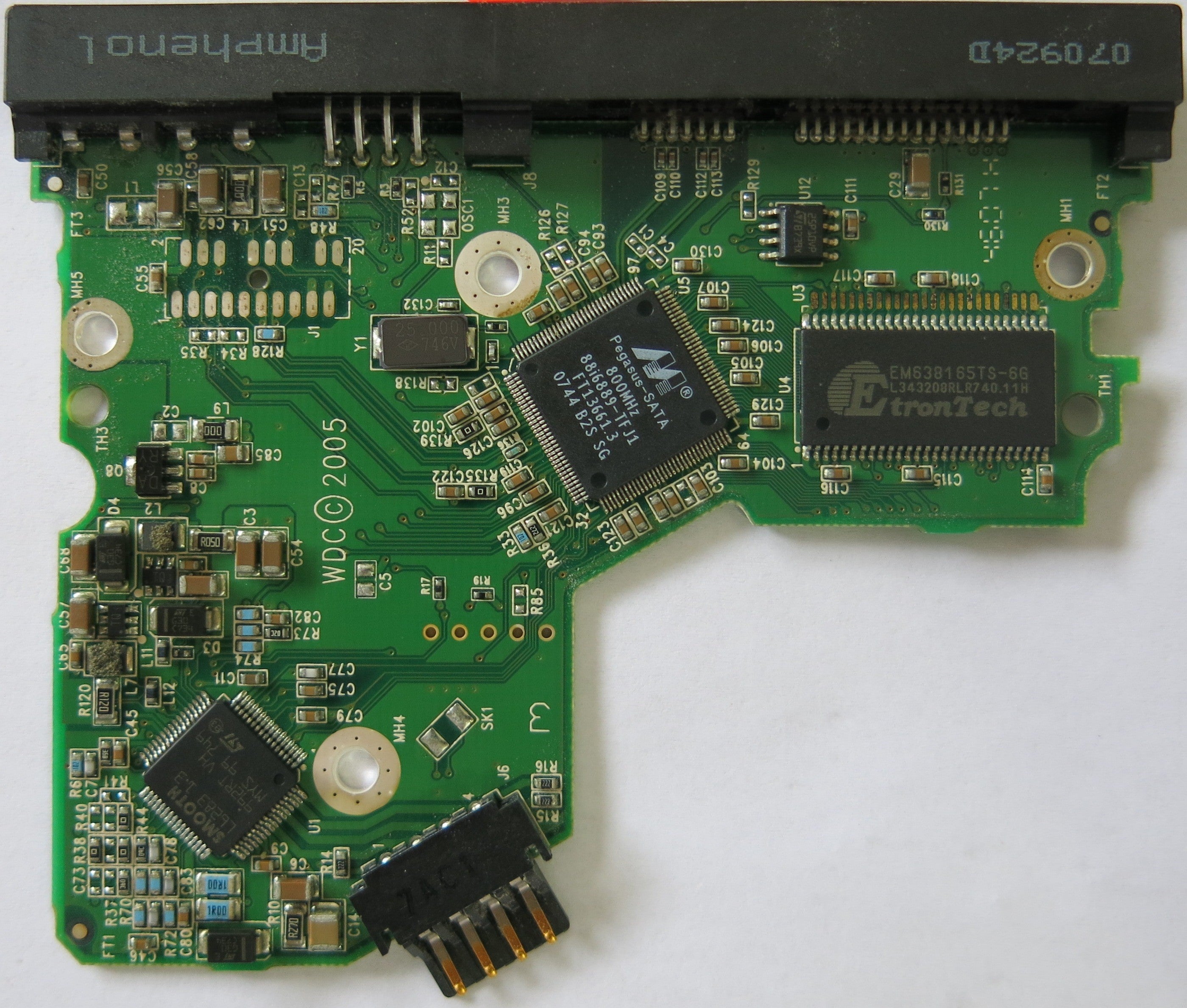 WESTERN DIGITAL WD800JD-75MSA3 2060-701335-005 REV A PCB