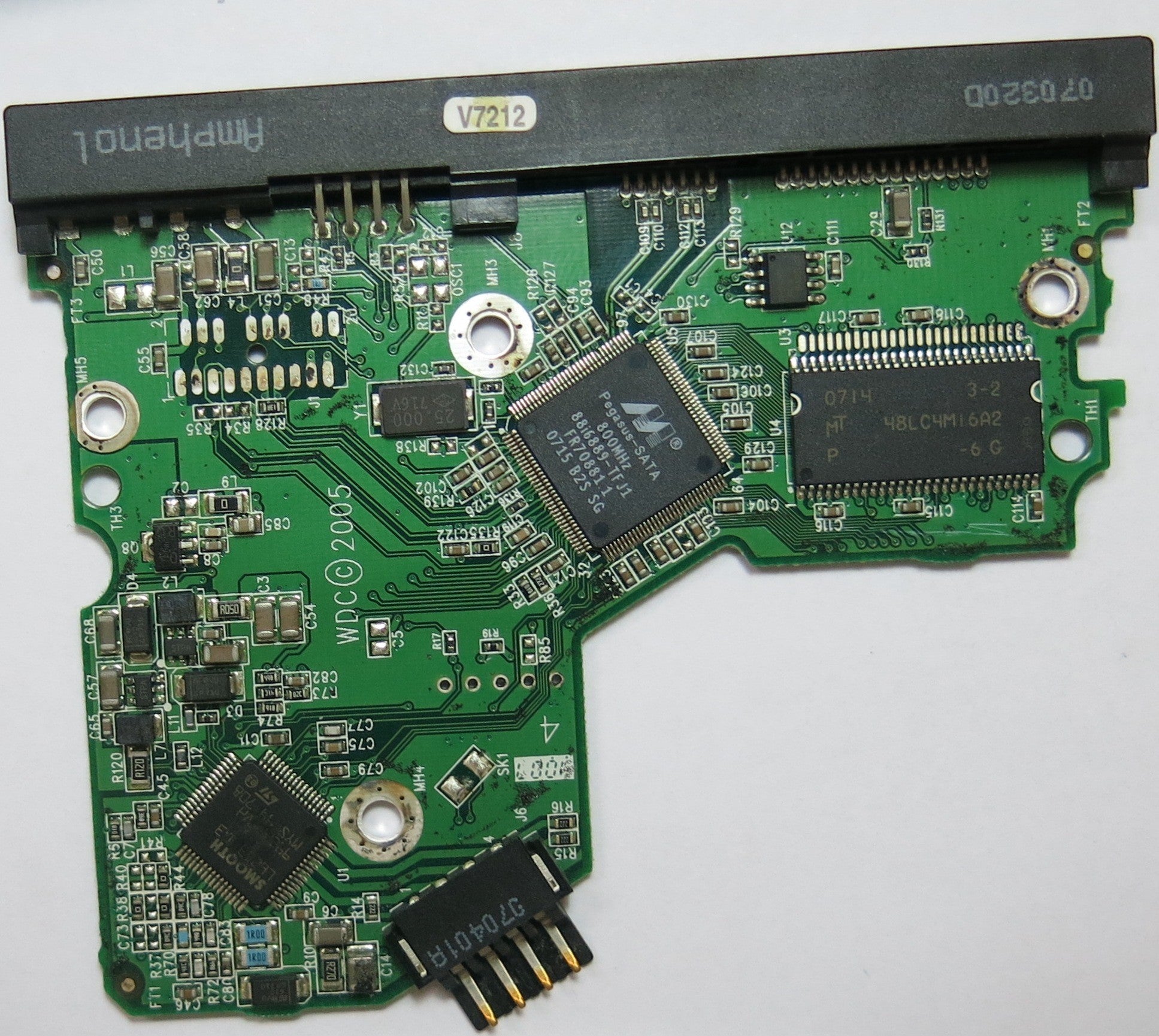 WESTERN DIGITAL WD800JD-75MSA3, DCM 2060-701335-005 REV A,  PCB