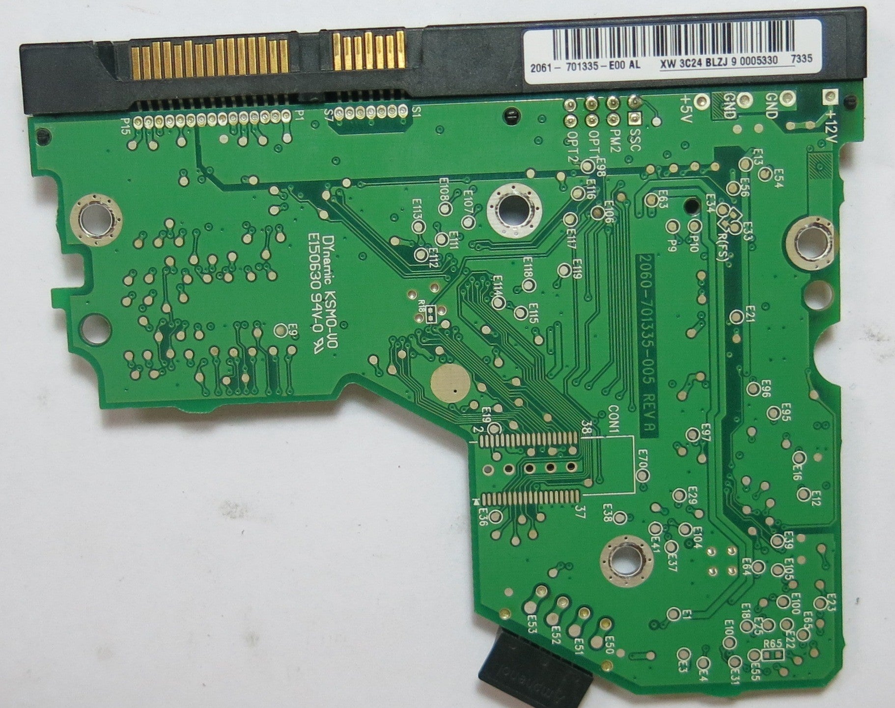 WESTERN DIGITAL WD800JD-75MSA3, DCM 2060-701335-005 REV A,  PCB