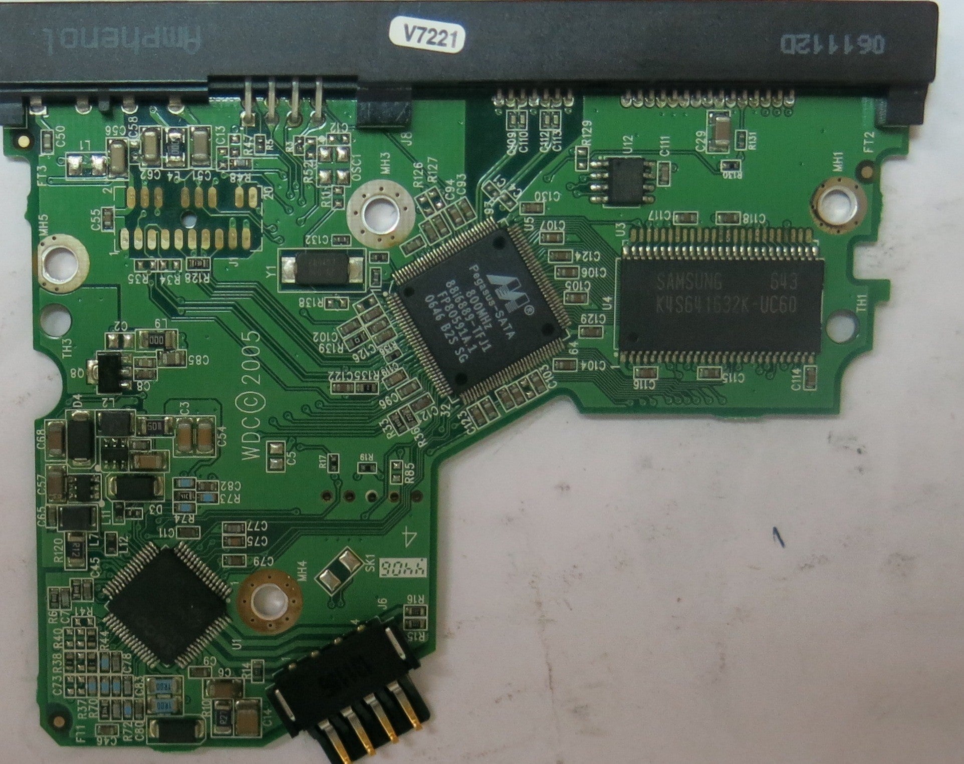 WESTERN DIGITAL WD800JD-75MSA3,  PCB