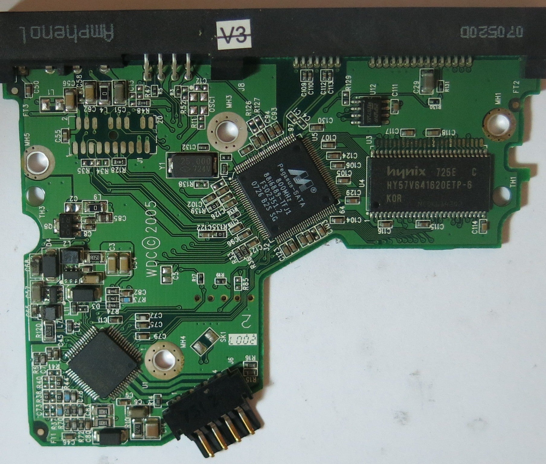 WESTERN DIGITAL WD800JD-75MSA3,  PCB