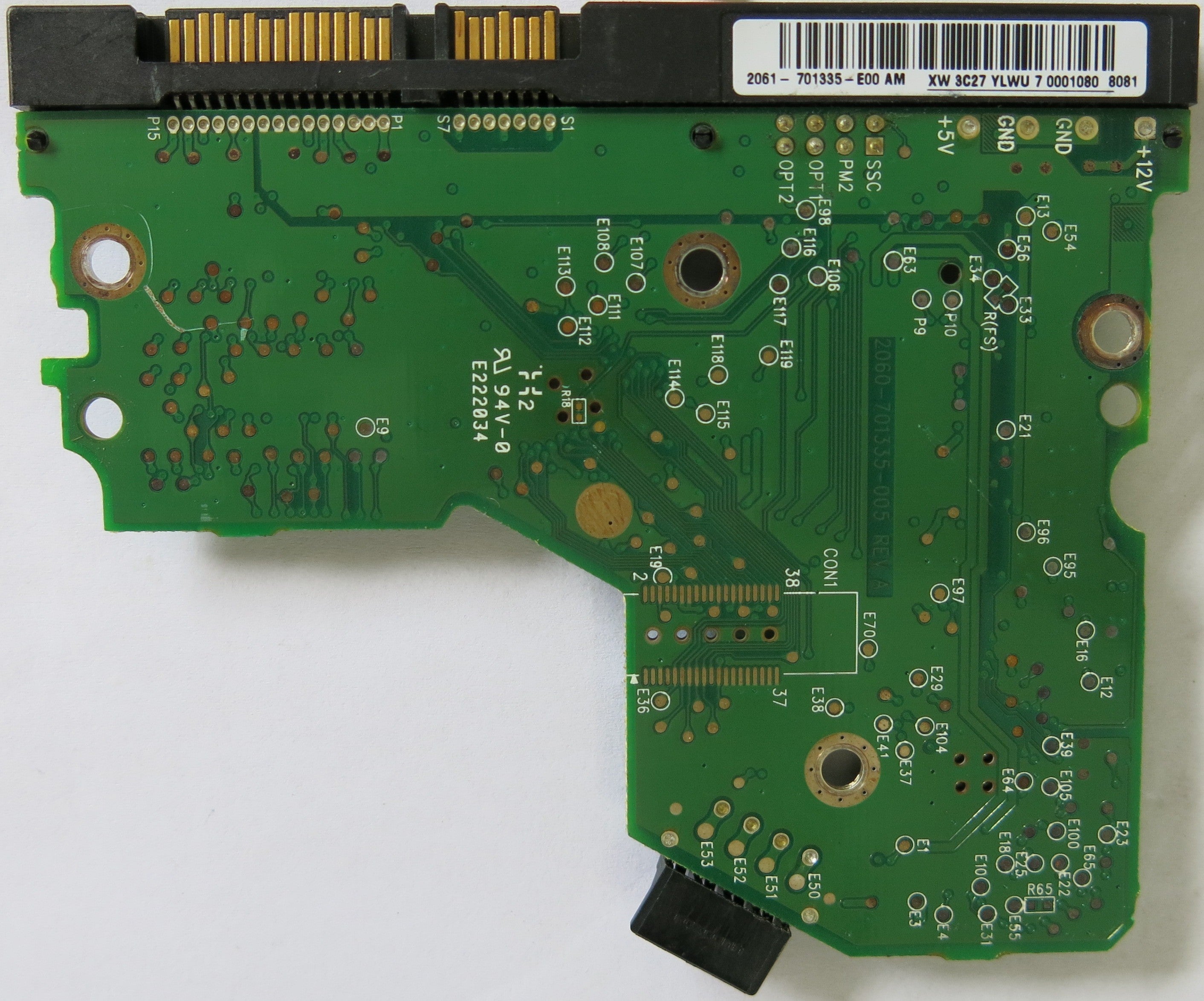 WESTERN DIGITAL WD800JD-75MSA3 PCB 2060-701335-005 REV A