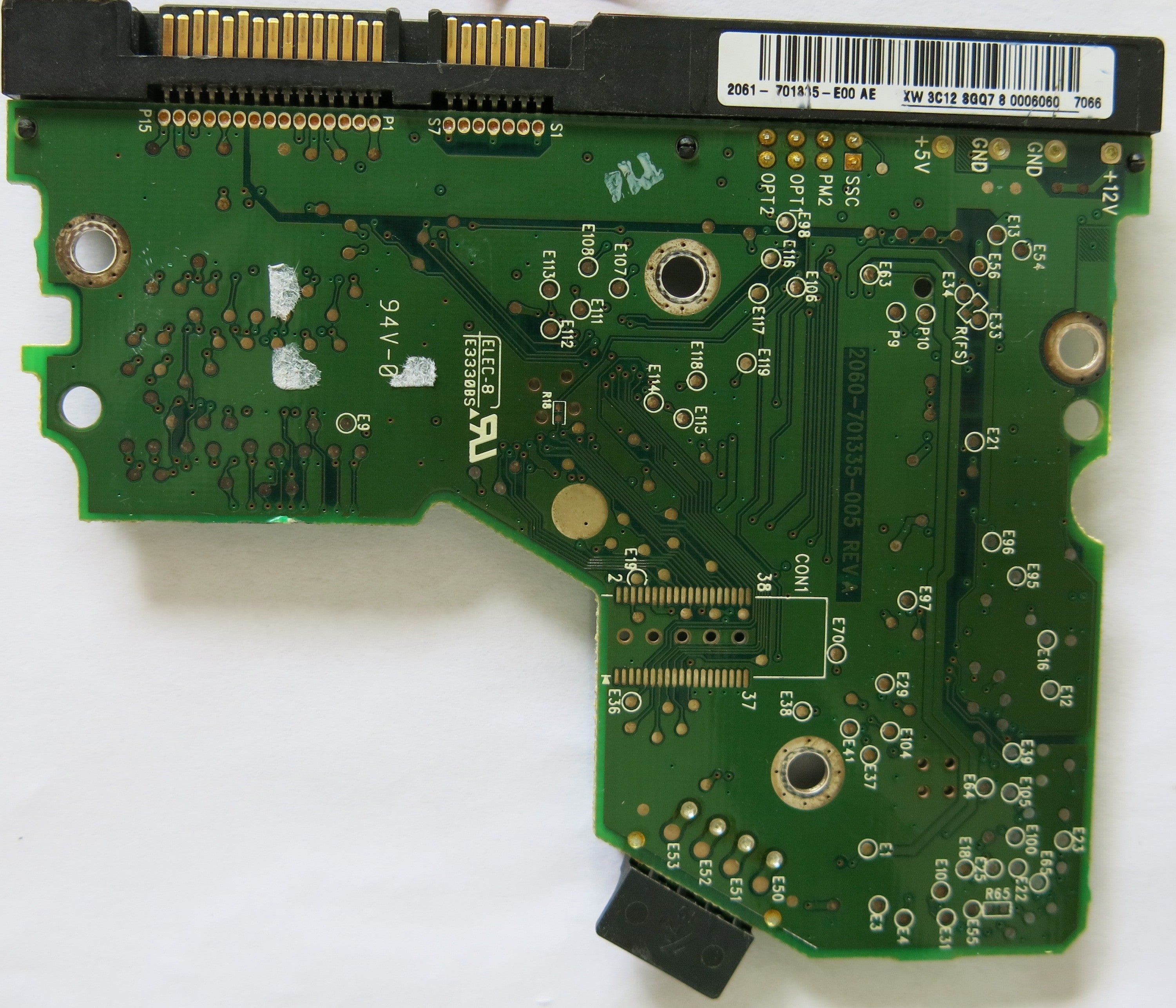 WESTERN DIGITAL WD800JD-75MSA3 PCB 2060-701335-005 REV A