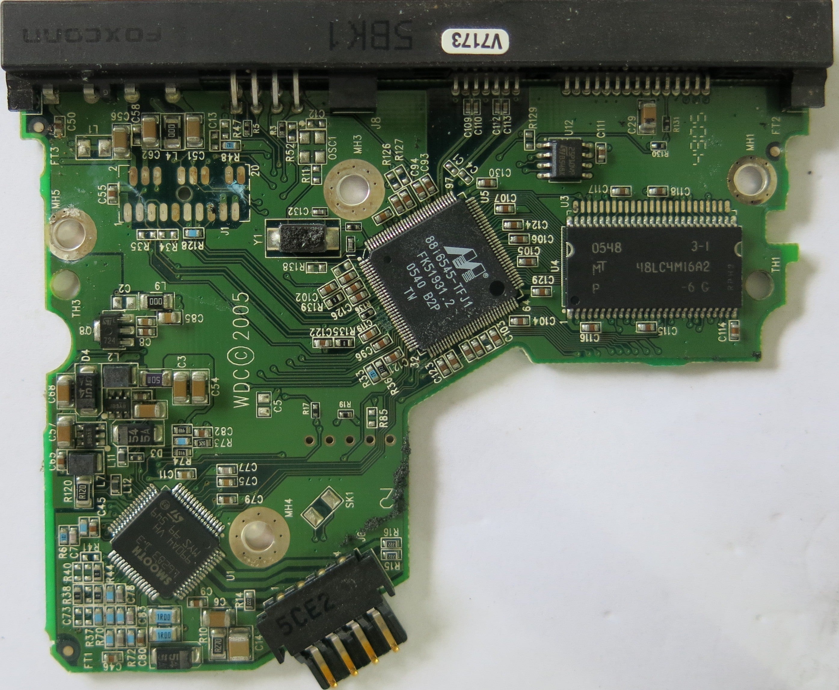 WESTERN DIGITAL WD800JD-75SA1 2060-701335-005 REV A PCB